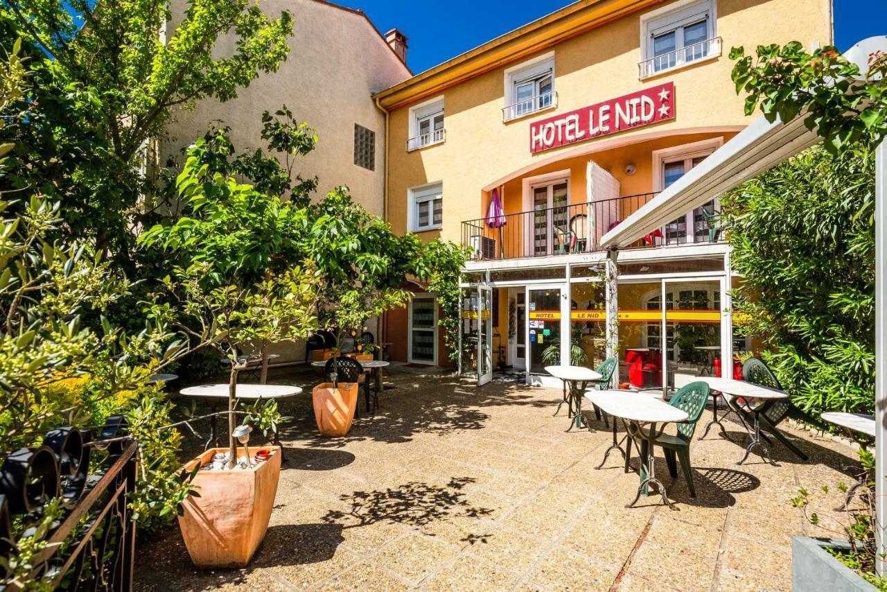 Hotel Le Nid Argelès-sur-Mer Eksteriør billede
